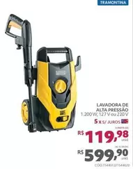 Oferta de Tramontina - Lavadora De Alta Pressao por R$599,9 em Telhanorte