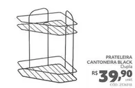 Oferta de Prateleira Cantoneira  Black por R$39,9 em Telhanorte