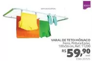 Oferta de Varal De Teto Monaco  por R$59,9 em Telhanorte