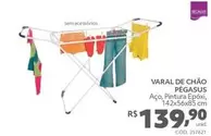 Oferta de Varal De Chão Pegasus por R$139,9 em Telhanorte