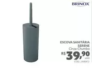 Oferta de Brinox - Escova Sanitária Serene por R$39,9 em Telhanorte