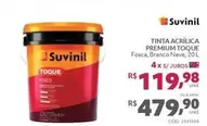 Oferta de Suvinil - Tinta Acrílica Premium Toque por R$479,9 em Telhanorte