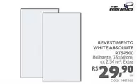 Oferta de Embramaco - Revestimento White Absolute RT57500 por R$29,9 em Telhanorte