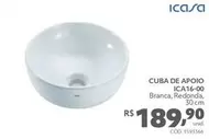 Oferta de Icasa - Cuba De Apoio ICA16 00 por R$189,9 em Telhanorte