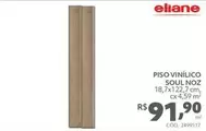 Oferta de Eliane - Piso Vinílico Soul Noz por R$91,9 em Telhanorte