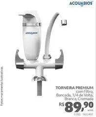 Oferta de Acquabios - Torneira Premium por R$89,9 em Telhanorte