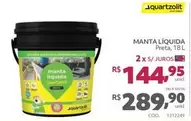 Oferta de Quartzolit - Manta Líquida por R$289,9 em Telhanorte