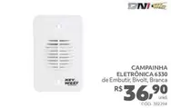 Oferta de Campainha Eletrónica 6330 por R$36,9 em Telhanorte