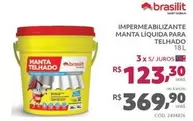 Oferta de Brasilit - Impermeabilizante Manta Líquida Para Telhado  por R$369,9 em Telhanorte