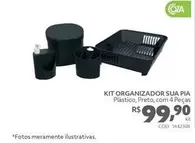 Oferta de Coza - Kit Organizador Sua Pia por R$99,9 em Telhanorte