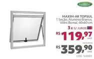 Oferta de Esquadri Sul - Maxim-Ar Topsul por R$359,9 em Telhanorte