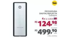 Oferta de Yale - Fechadura Digital Reflecta por R$499,9 em Telhanorte