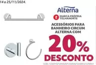 Oferta de Alterna - Acessórios Para Banheiro Circum  em Telhanorte