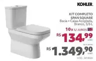 Oferta de Kohler - Kit Completo Span Square por R$1349,9 em Telhanorte