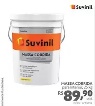 Oferta de Suvinil - Massa Corrida por R$89,9 em Telhanorte