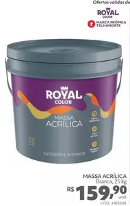 Oferta de Royal - Massa Acrillica por R$159,9 em Telhanorte