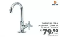 Oferta de Esteves - Torneira Para Lavatório 1198 C34 por R$79,9 em Tumelero