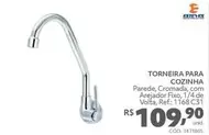 Oferta de Esteves - Torneira Para Cozinha por R$109,9 em Tumelero