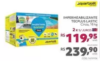 Oferta de Quartzolit - Impermeabilizante Tecplus Lastic por R$119,95 em Tumelero