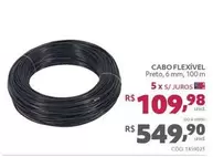 Oferta de Cabo Flexivel por R$109,98 em Tumelero