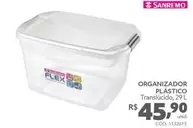 Oferta de Sanremo - Organizador Plástico por R$45,9 em Tumelero