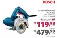 Oferta de Bosch - Serra-Mármore GDC 150 por R$119,98 em Tumelero