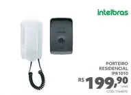 Oferta de Intelbras - Porteiro Residencial IPR1010 por R$199,9 em Tumelero