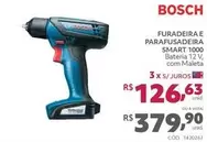 Oferta de Bosch - Furadeira E Parafusadeira Smart 1000 por R$126,63 em Tumelero