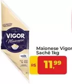 Oferta de Vigor - Maionese Sachê  por R$11,99 em Tonin Superatacado