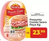 Oferta de Seara - Presunto Cozido Peça por R$23,99 em Tonin Superatacado