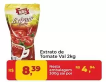 Oferta de Val - Extrato De Tomate por R$8,39 em Tonin Superatacado