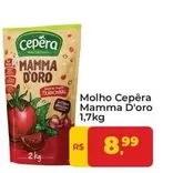 Oferta de Cepêra - Molho Mamma D'Oro por R$8,99 em Tonin Superatacado