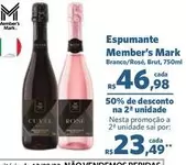 Oferta de Member's Mark - Espumante por R$46,98 em Sam's Club