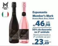 Oferta de Espumante por R$46,98 em Sam's Club