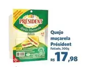 Oferta de Quejo Muçarela por R$17,98 em Sam's Club