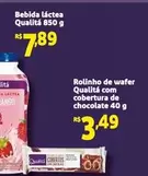 Oferta de De   - Bebida Láctea Qualità 850 G por R$7,89 em Mini Extra