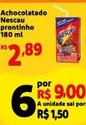 Oferta de Nescau - Achocolatado  Prontinho por R$2,89 em Mini Extra