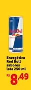 Oferta de Red Bull - Energético Sabores por R$8,49 em Mini Extra