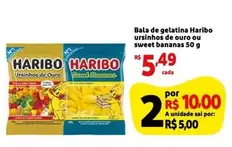 Oferta de Haribo - Bala De Gelatina por R$5,49 em Mini Extra