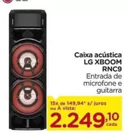 Oferta de LG - Caixa Acústica Xboom Rnc9 por R$2249,1 em Carrefour