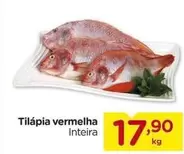 Oferta de Tilápia vermelha por R$17,9 em Carrefour