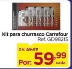 Oferta de Carrefour - Kit Para Churrasco por R$59,99 em Carrefour