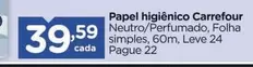 Oferta de Carrefour - Papel Higiênico por R$39,59 em Carrefour