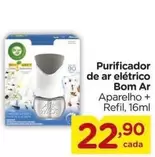 Oferta de Bom Ar -  Purificador De Ar Elétrico por R$22,9 em Carrefour