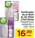 Oferta de Bom Ar - Purificador De Ar Ar Air Wick por R$16,99 em Carrefour