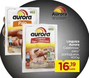 Oferta de Aurora - Linguiça por R$16,19 em Carrefour