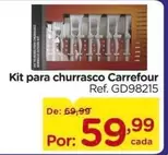 Oferta de Carrefour - Kit Para Churrasco por R$59,99 em Carrefour