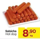 Oferta de Salsicha por R$8,9 em Carrefour