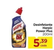 Oferta de Harpic - Desinfetante Power Plus por R$5,39 em Carrefour