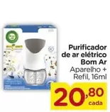 Oferta de Bom Ar -  Purificador De Ar Elétrico por R$20,8 em Carrefour